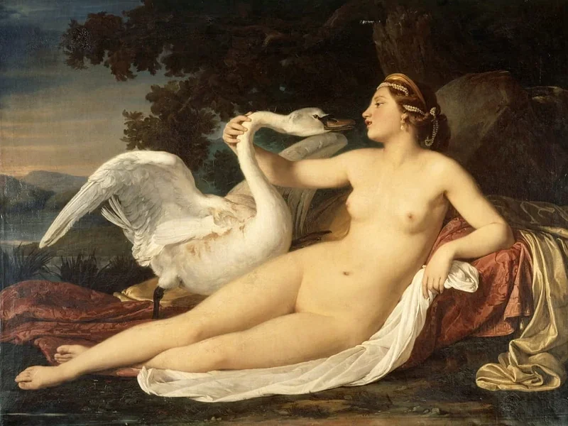 1804-Cesare Mussini - Leda e il cigno
